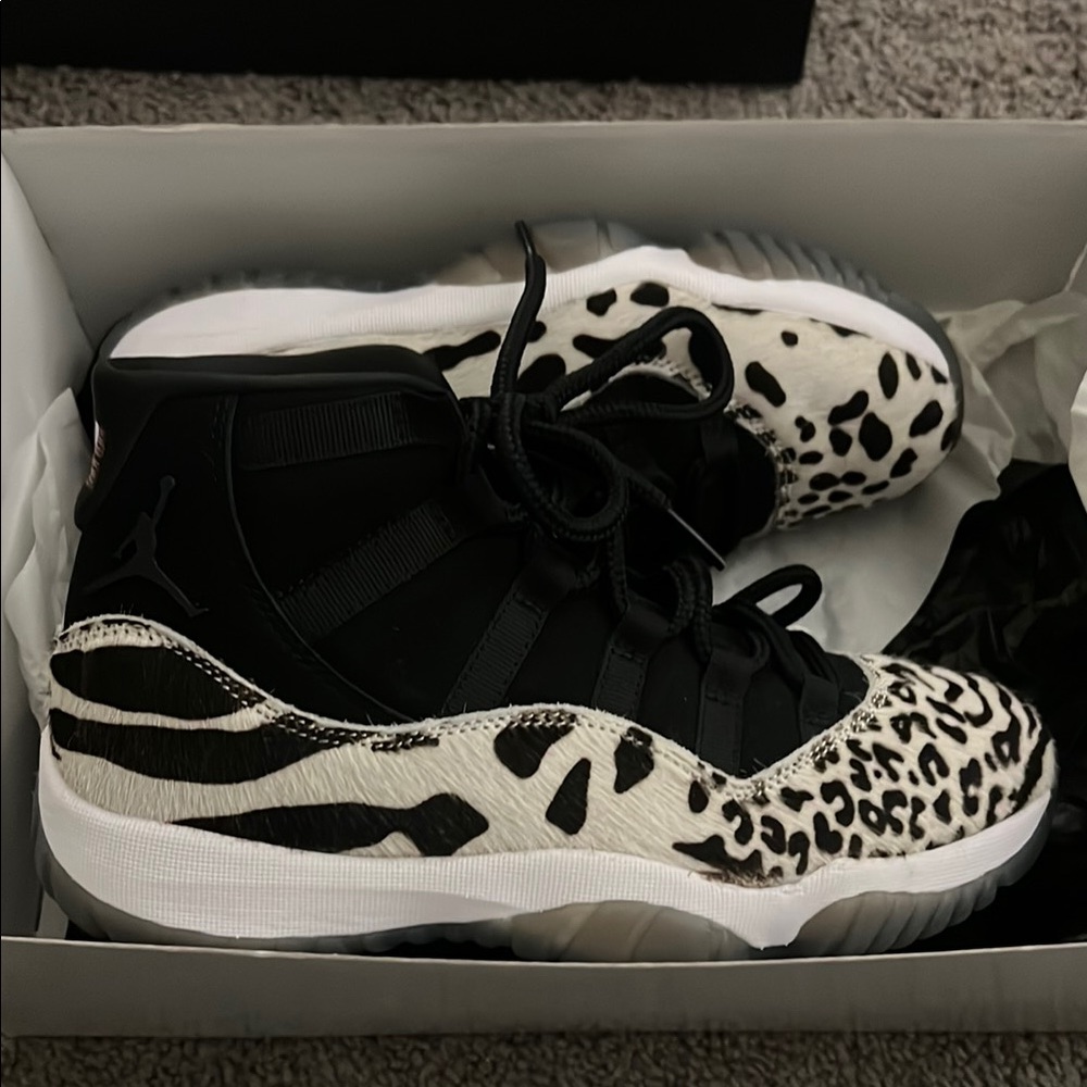 Women’s Air Jordan 11 Retro animal print